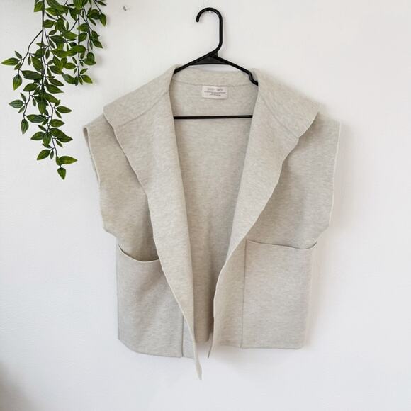 Sasso + Smyth Lagenlook Neutral Open Cardigan OS - Picture 1 of 3